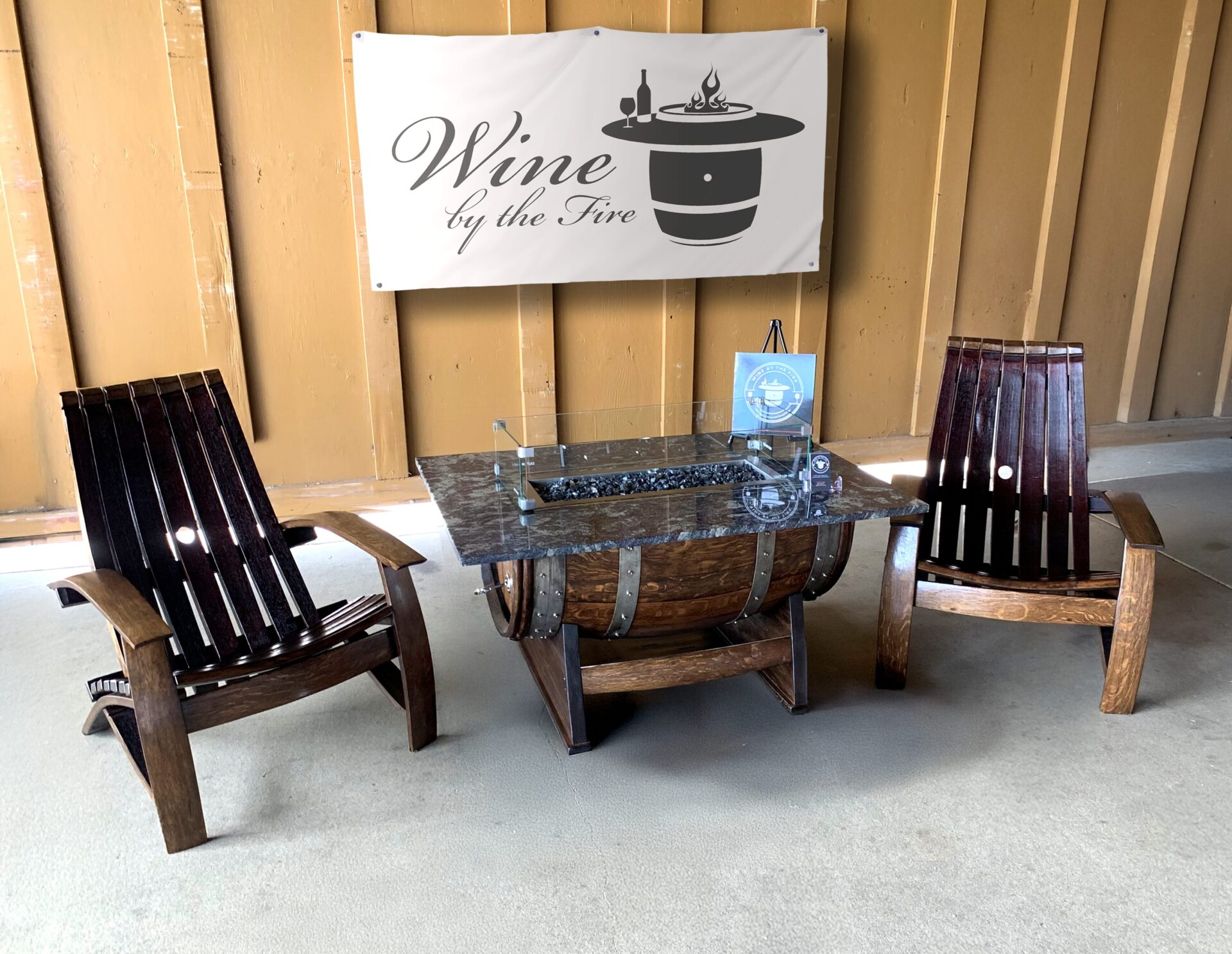 Horizontal Half Barrel Fire Table - Image 7